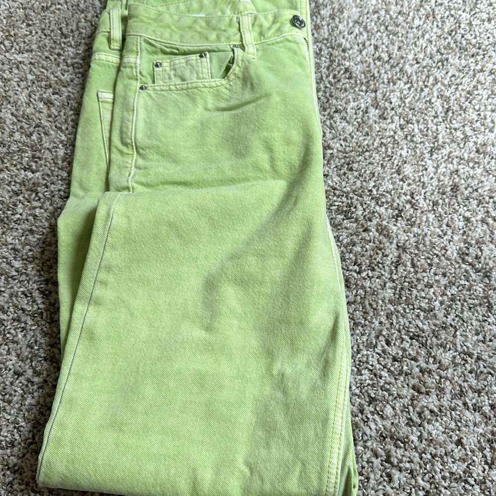 lime green pacsun jeans